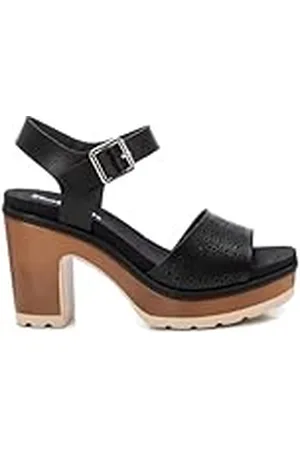 Refresh Sandalia Mujer Negro - Calzado Cómodo y Versátil - Moda casual - Modelo 17278104 (Talla 41)