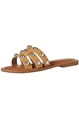 THE DROP Monika Flat H-band Slide Sandal para Mujer, , 35 EU