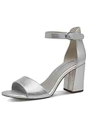 Tamaris 1-28386-42, Sandalias Mujer, Plata, 37 EU