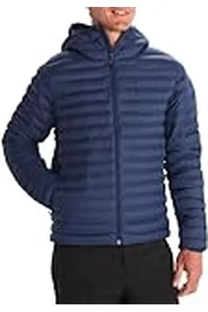 Marmot Hombre Echo Featherless Hoody, Chaqueta de invierno ultraligera con aislamiento sintético, chaqueta cálida para exteriores, acolchada repelente al agua, , L
