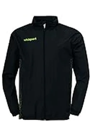 Uhlsport Score Rain Chubasquero, Hombre, Negro/Verde Flúor, XXL