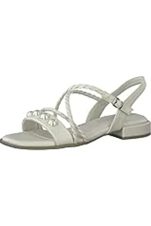 Marco Tozzi 2-2-88104-20, Sandalia para Mujer, Beige (Cream), 41 EU