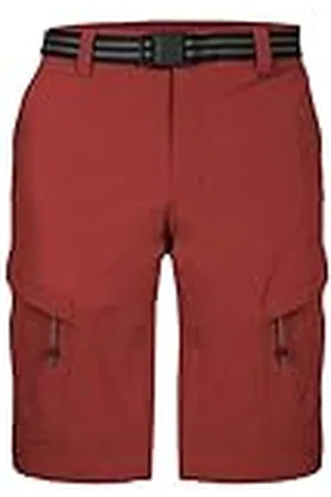 Killtec Hombre Pantalones Cortos funcionales/Pantalones Cortos con cinturón KOS 11 MN BRMDS, Ziegelrot, 58, 42826-000