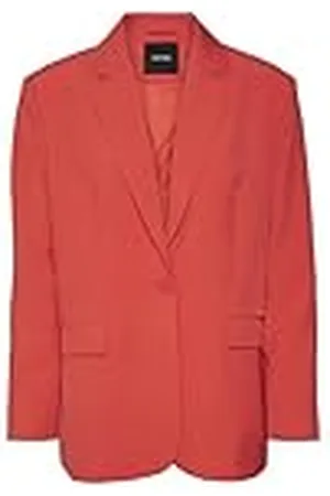 VERO MODA Vmtroianthea LS Long Blazer Noos, , M para Mujer