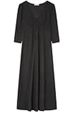 Springfield SPRINGFILED, Mujer, Vestido Midi Crochet Negro, Black, S
