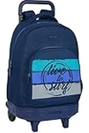 Safta SURF - Mochila Grande con Ruedas, Compacta, Extraíble, Ideal para Niños de Diferentes Edades, Cómoda y Versátil, Calidad y Resistencia, 33x22x45 cm, Color