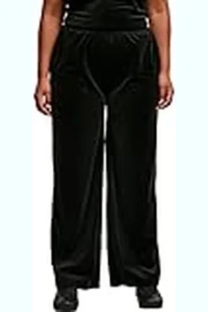 Urban classics Tb4530-ladies High Waist Straight Velvet Sweatpants Pantalón Deportivo, , S Mujeres