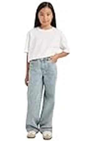 DeFacto Jeans für Teenager-Trendige Mädchen Jeanshosen Cargohosen Pantalones, , 7-8 años para Niñas