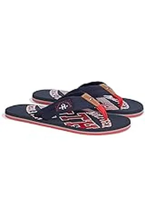 Tommy Hilfiger Hombre Chancletas Essential TH Beach Sandal Chanclas, (Midnight), 47 EU