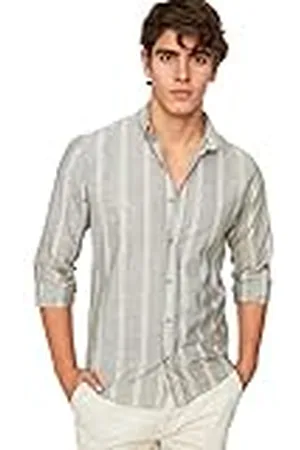 Trendyol Tejida con Cuello de Camisa estándar Delgada para Hombre, , M