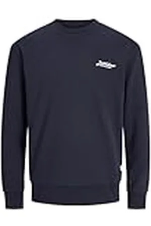 JACK & JONES Sweat Crew Neck Jjbeau-Sudadera con Cuello Redondo, , S para Hombre