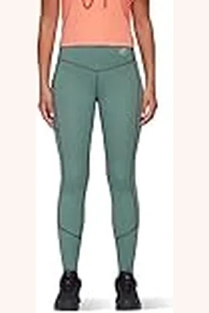 Mammut Massone-Mallas para Mujer Pantalones de Senderismo, Jade Oscuro, Extra-Small