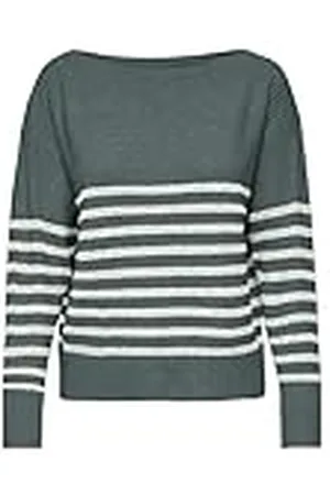 ONLY Onlglory Life LS Boatneck CC Knt Suéter pulóver, Bálsamo Verde, S para Mujer