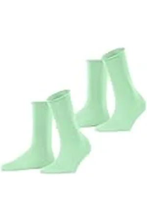 ESPRIT Basic Pure Multipack W So algodón lisos 2 pares, Calcetines Mujer, , 39-42