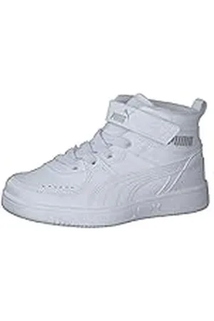 PUMA Rebound Joy AC PS, Zapatillas, Unisex niños, Multicolor White White Limestone, 29 EU