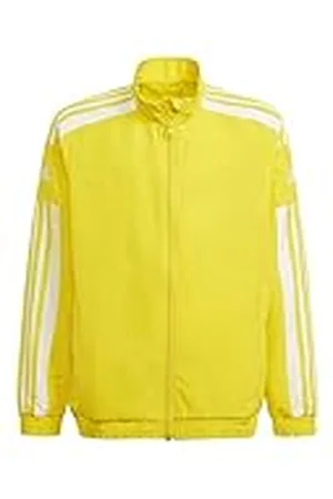 adidas Unisex niños Squadra 21 Presentation Jacket, Team Yellow/White, 11-12 Years