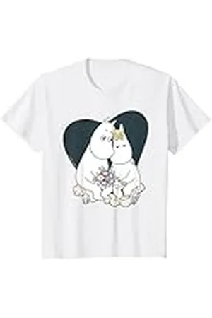 Moomin Niños Love troll y Snorkmaiden Together Heart Kids Camiseta