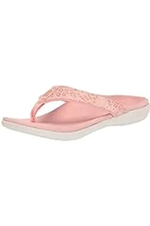 Spenco Yumi Nuevo Floral, Chanclas Mujer, Coral Cloud, 40 EU Ancho