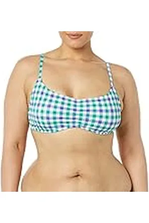 Amazon Parte Superior de Bikini Tipo Bralette con Sujeción Ligera Mujer, , 42