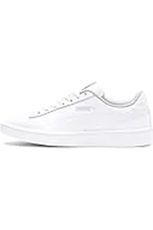 PUMA Smash v2 L Jr, Zapatillas, Blanco White, 37 EU