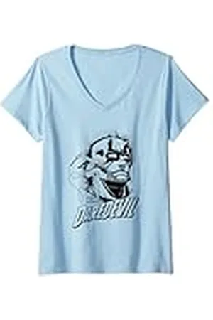 Daredevil Mujer Comic Sketch Camiseta Cuello V