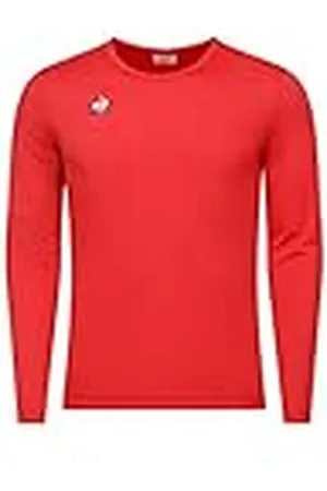 Le Coq Sportif N°1 Maillot Match Enfant Ml Vintage Rojo T-Shirt, 10A