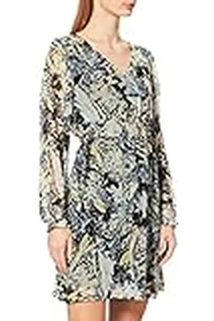 Ichi IHGISILLE DR2 Vestido, 144210/Azul Celestial, L para Mujer