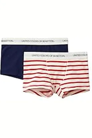 Benetton Set 2 Boxer 3Q4C0X018 Ropa Interior de Hombres, , 130 para Niños