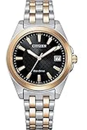 Citizen Reloj Analógico para Mujer de Cuarzo con Correa en Acero Inoxidable EO1213-85E