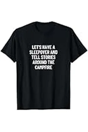 Statement Blend Vamos a tener una fiesta de pijamas y contar historias alrededor de la fogata Camiseta