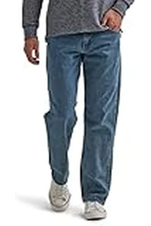 Wrangler Classic 5-Pocket Relaxed Fit Jean Jeans, clásico Azul Gris Flex, 33W x 29L para Hombre