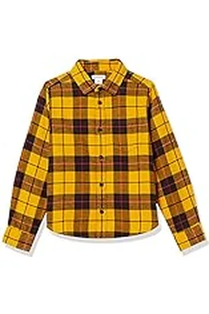 Amazon Camisa de Franela con Botones Niño, , 5 años