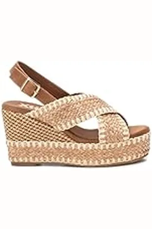 Xti Sandalia Mujer Taupe - Calzado Cómodo y Versátil - Moda casual - Modelo 14382101 (Talla 40)