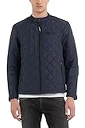 Replay M8000, Chaqueta Hombre, Azul , XL