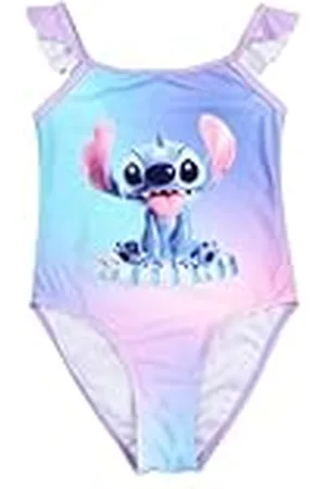 Disney Maillot de Bain Lilo et Stitch Fille, baño Niñas,