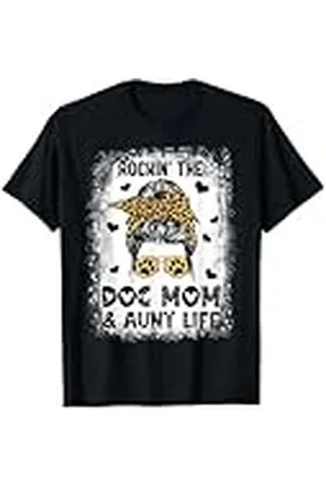 Generic Dog Mom Aunt Life Cute Dog Lover Día de la Madre Tía Camiseta