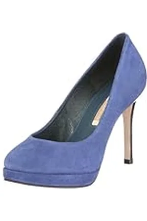 Buffalo London 16153-710 Kid Suede Mazarine 01 109461 - Zapatos de Vestir de Ante para Mujer, Color Beige, Talla 40