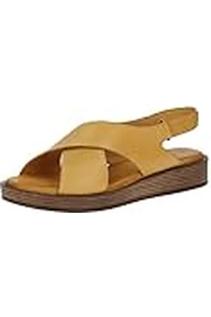 Caprice 9-9-28205-20, Sandalias planas Mujer, Amarillo (Gelb), 39 EU