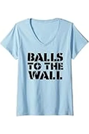 all in Mujer Balls to the Wall Camiseta Cuello V