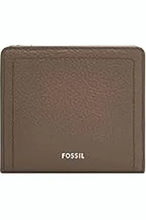 Fossil Logan, Accesorio de Viaje-Billetera Plegable Mujeres, Gris, Small