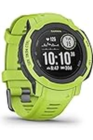 Garmin Instinct 2, Reloj Inteligente con GPS Resistente al Agua, Funciones Deportivas, Pulsioximetría, Puntuación de Sueño y Notificaciones del Smartphone, Verde lima (Reacondicionado)