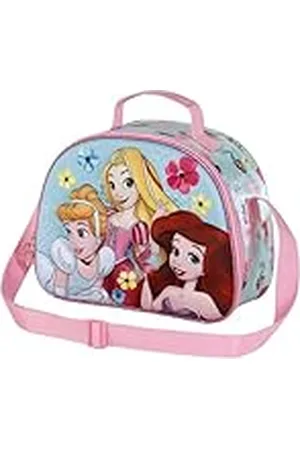 Disney Princesas, Bolsa Portamerienda 3D, 25.5 x 20 cm