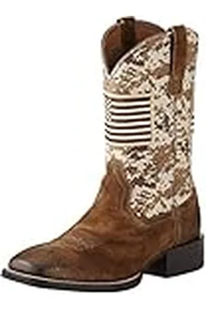 Ariat Sport Patriot, Botas Vaqueras Hombre, Black, 41 EU
