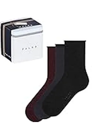 Falke Happy Giftbox Uni Multipack W So algodón lisos 3 pares, Calcetines Mujer, , 35-38