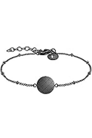 Tamaris Pulsera TJ-0501-B-20 IP negra, 20 cm, Acero inoxidable, No es una piedra preciosa