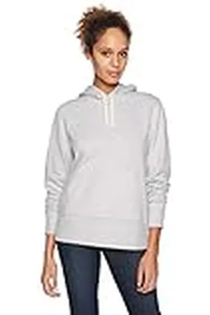Amazon Sudadera con Capucha y Corte Regular de Felpa Francesa (Disponible En Tallas Grandes) Mujer, , XL