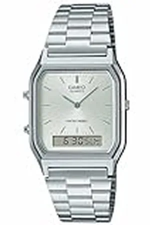 Casio Reloj Analógico para Mujeres de Cuarzo con Correa en Acero Inoxidable AQ-230A-7AMQYES