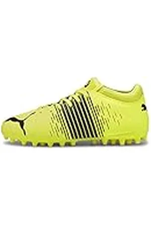 PUMA Future Z 4.1 MG JR, Zapatillas de fútbol, Yellow Alert Black White, 35.5 EU
