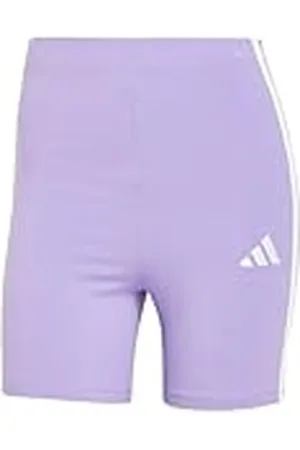 adidas Mujer Essentials 3-Stripes High Waisted Biker Shorts, , XS