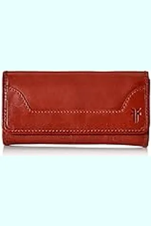 Frye Melissa Continental Snap - Cartera de Piel, Color Rojo, Talla única